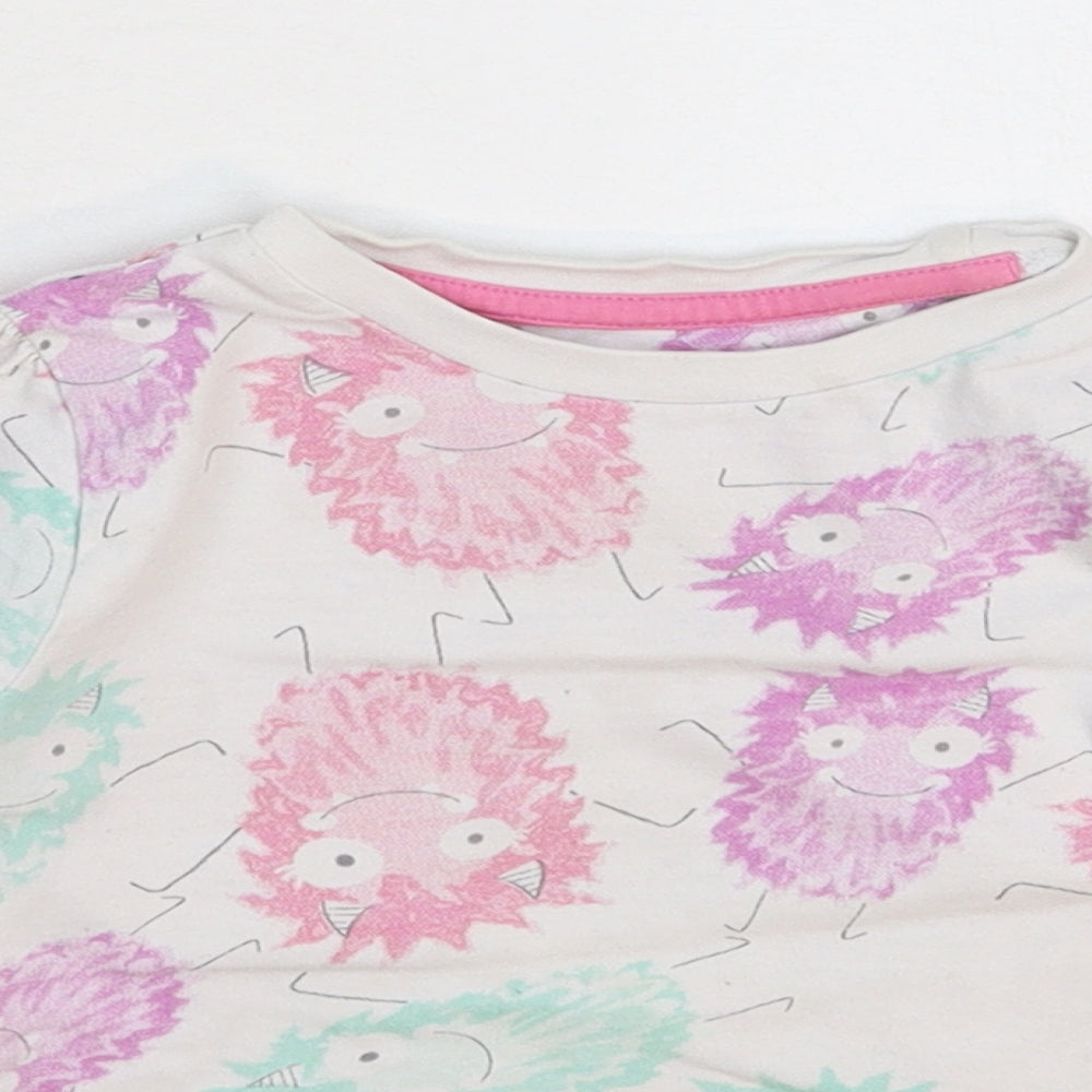 Very Girls White   Basic T-Shirt Size 4-5 Years