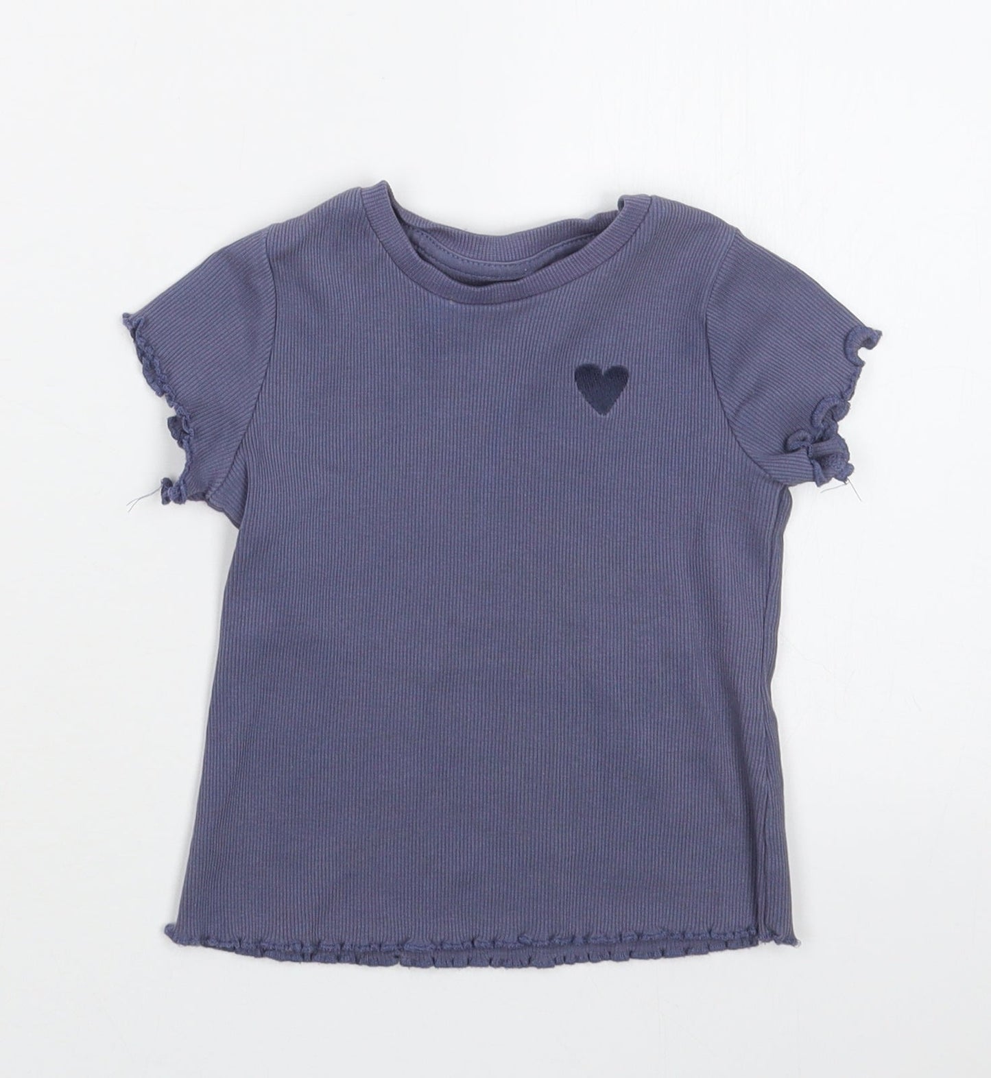 George Girls Purple   Basic T-Shirt Size 18-24 Months