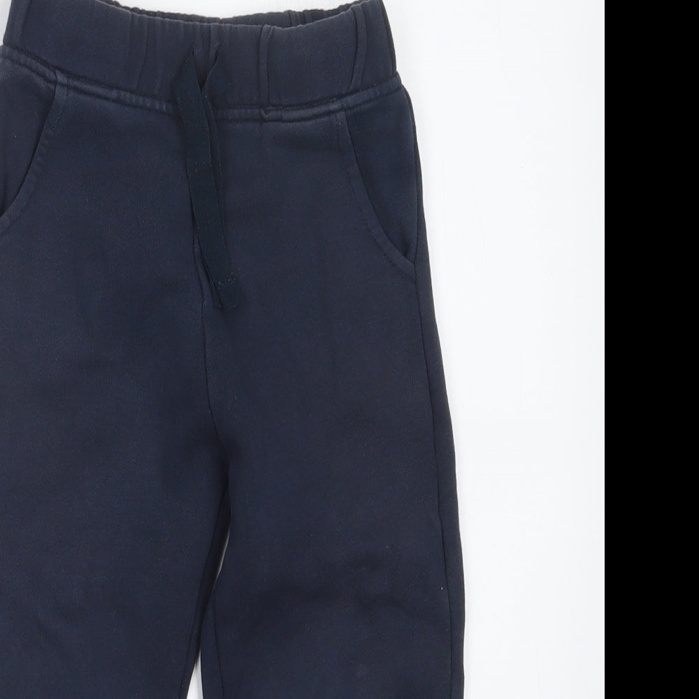 John Lewis Boys Blue   Jogger Trousers Size 3-4 Years