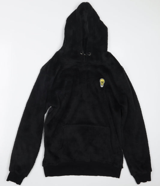 SheIn Womens Black   Pullover Hoodie Size S