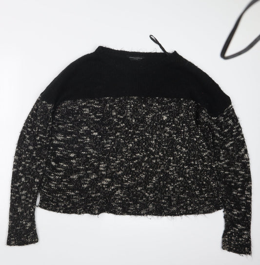 Dorothy Perkins Womens Black  Knit Pullover Jumper Size 16