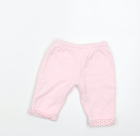 Mon Caramel Girls Pink   Jogger Trousers Size 9 Months