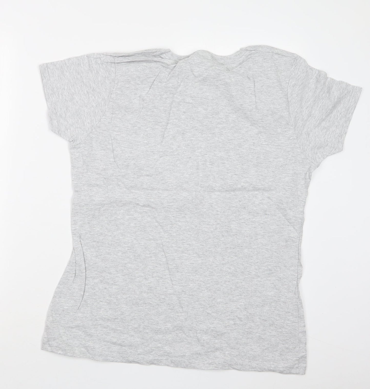 Fruit of the Loom Womens Grey   Basic T-Shirt Size 2XL