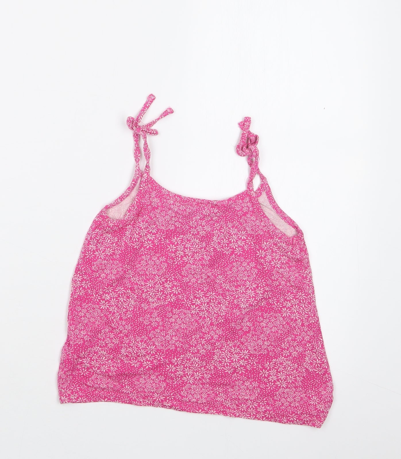 Matalan Girls Pink Geometric  Basic T-Shirt Size 4 Years