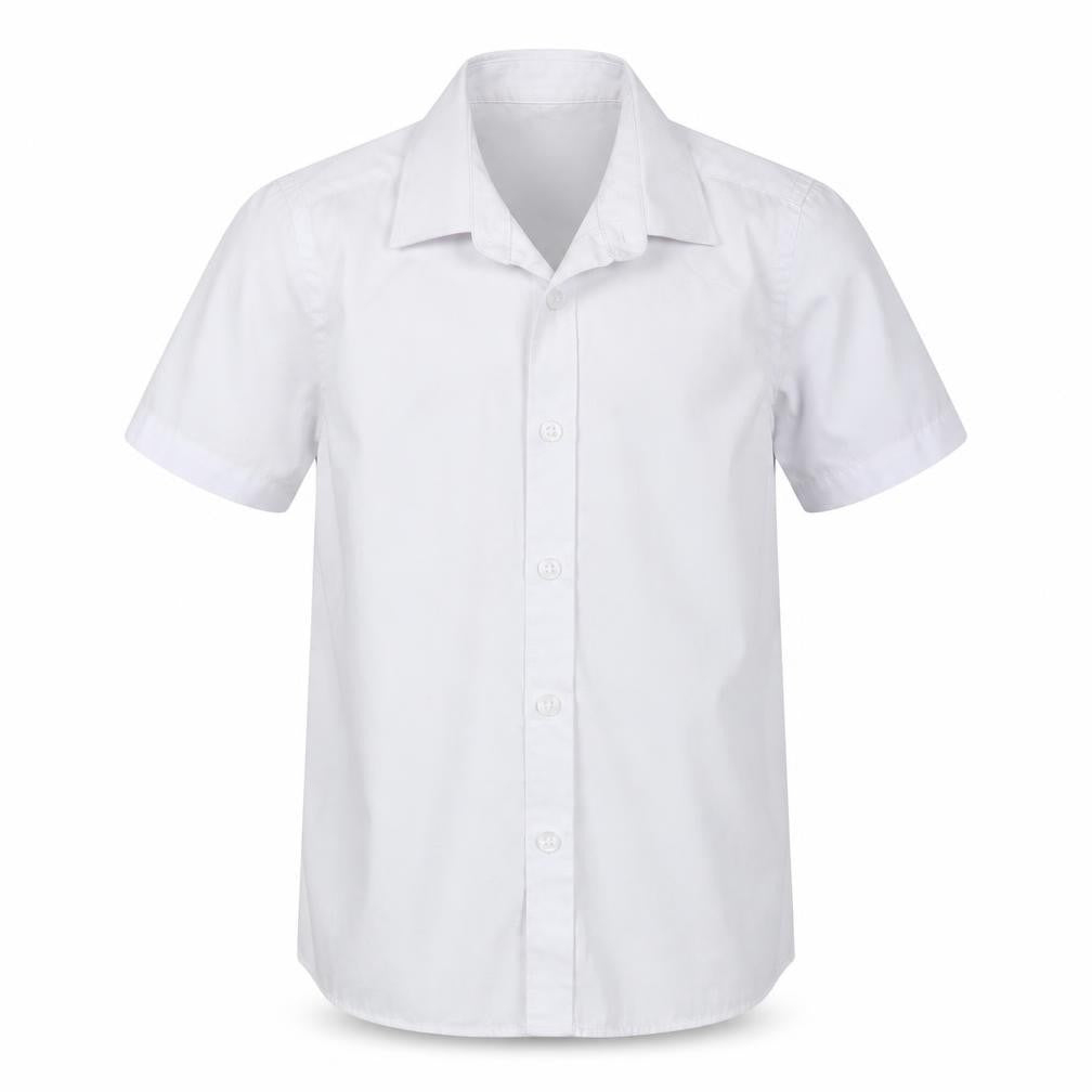 Marks & Spencer Boys White   Basic Button-Up Size 5-6 Years