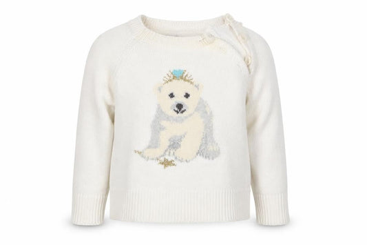Gap Girls White  Knit Pullover Jumper Size 2 Years
