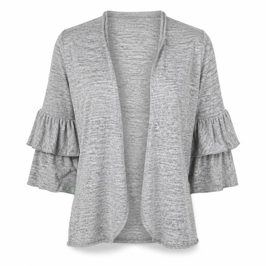 New Look Womens Grey  Knit Cardigan Jumper Size S