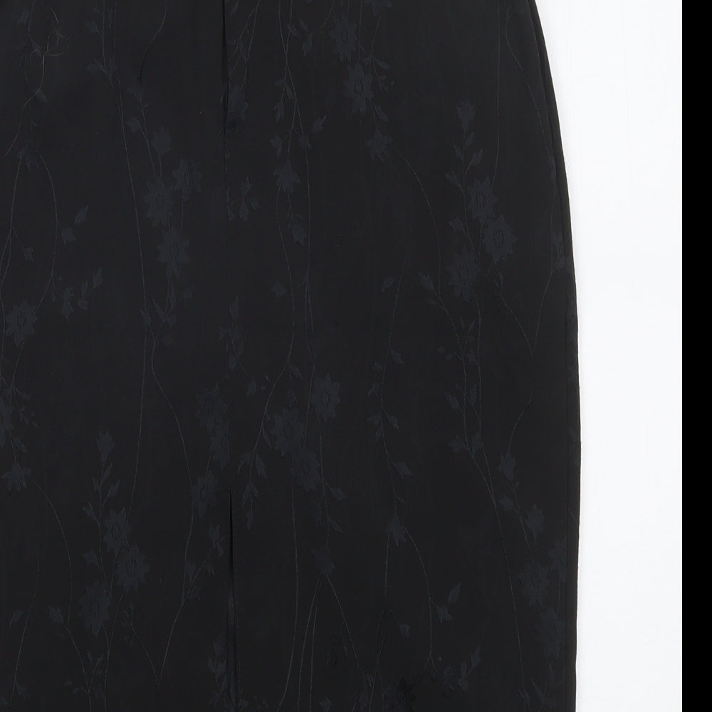 Preworn Womens Black   Straight & Pencil Skirt Size 12