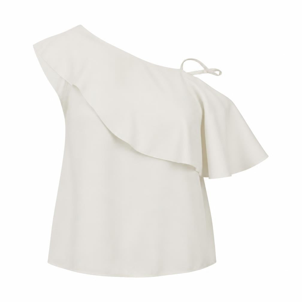 George Womens Ivory   Basic Blouse Size 12