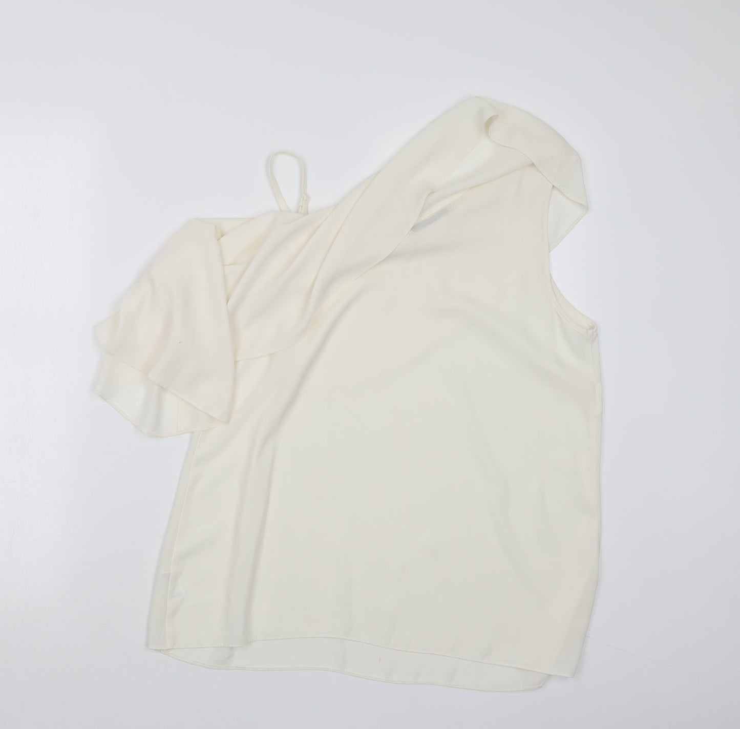 George Womens Ivory   Basic Blouse Size 12