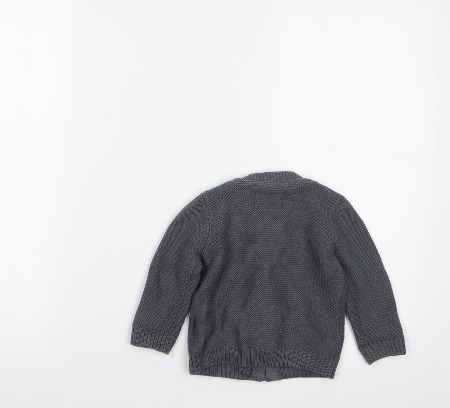 F&F Boys Grey  Knit Jacket  Size 3-6 Months