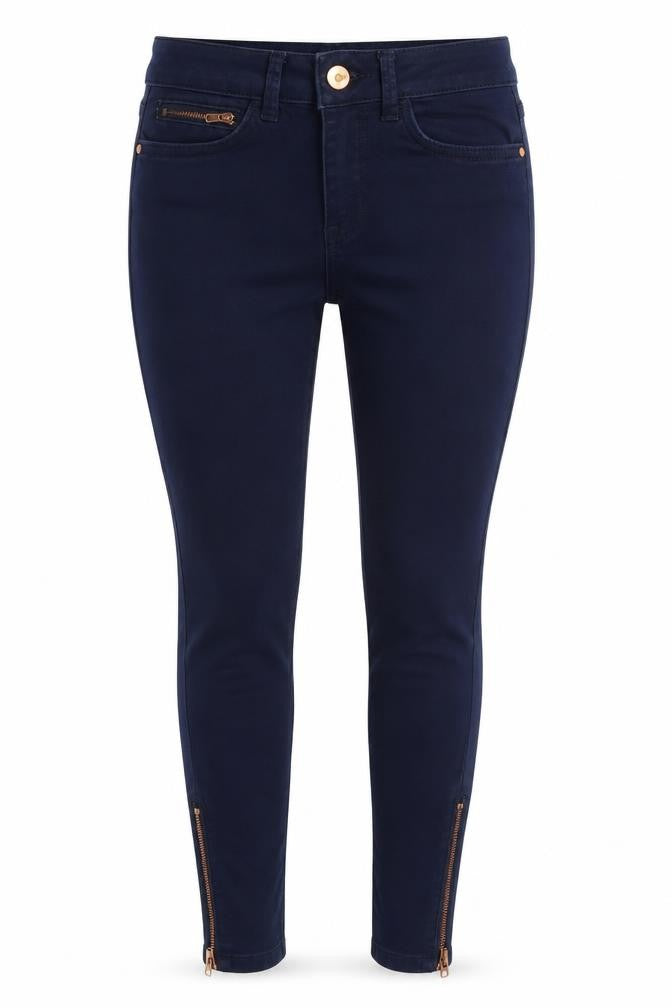 Marks & Spencer Womens Blue  Denim Skinny Jeans Size 8 L25 in