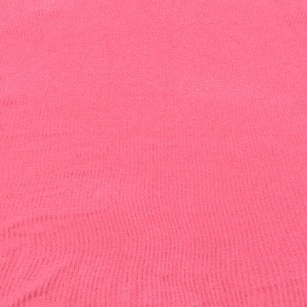 Bonmarché Womens Pink  Knit Pullover Jumper Size 14