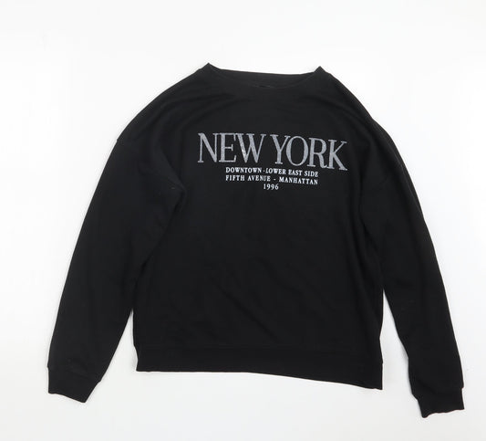 New Look Womens Black   Pullover Jumper Size 12