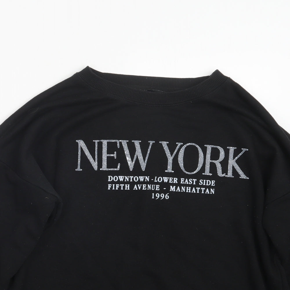 New Look Womens Black   Pullover Jumper Size 12