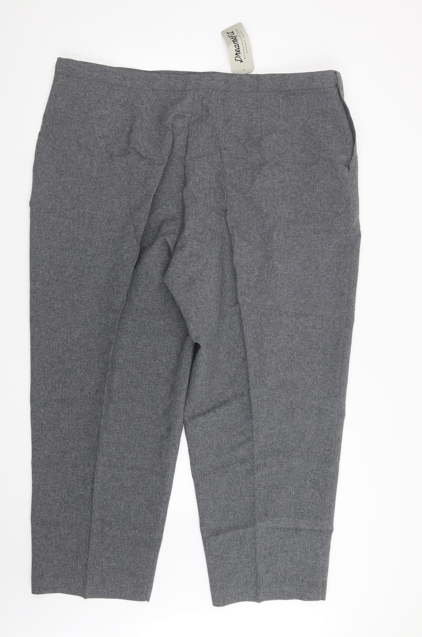 Dreamsfit Womens Grey   Trousers  Size 26 L25 in