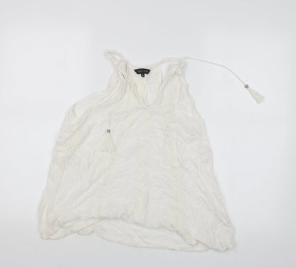 New Look Womens White   Basic Blouse Size 10
