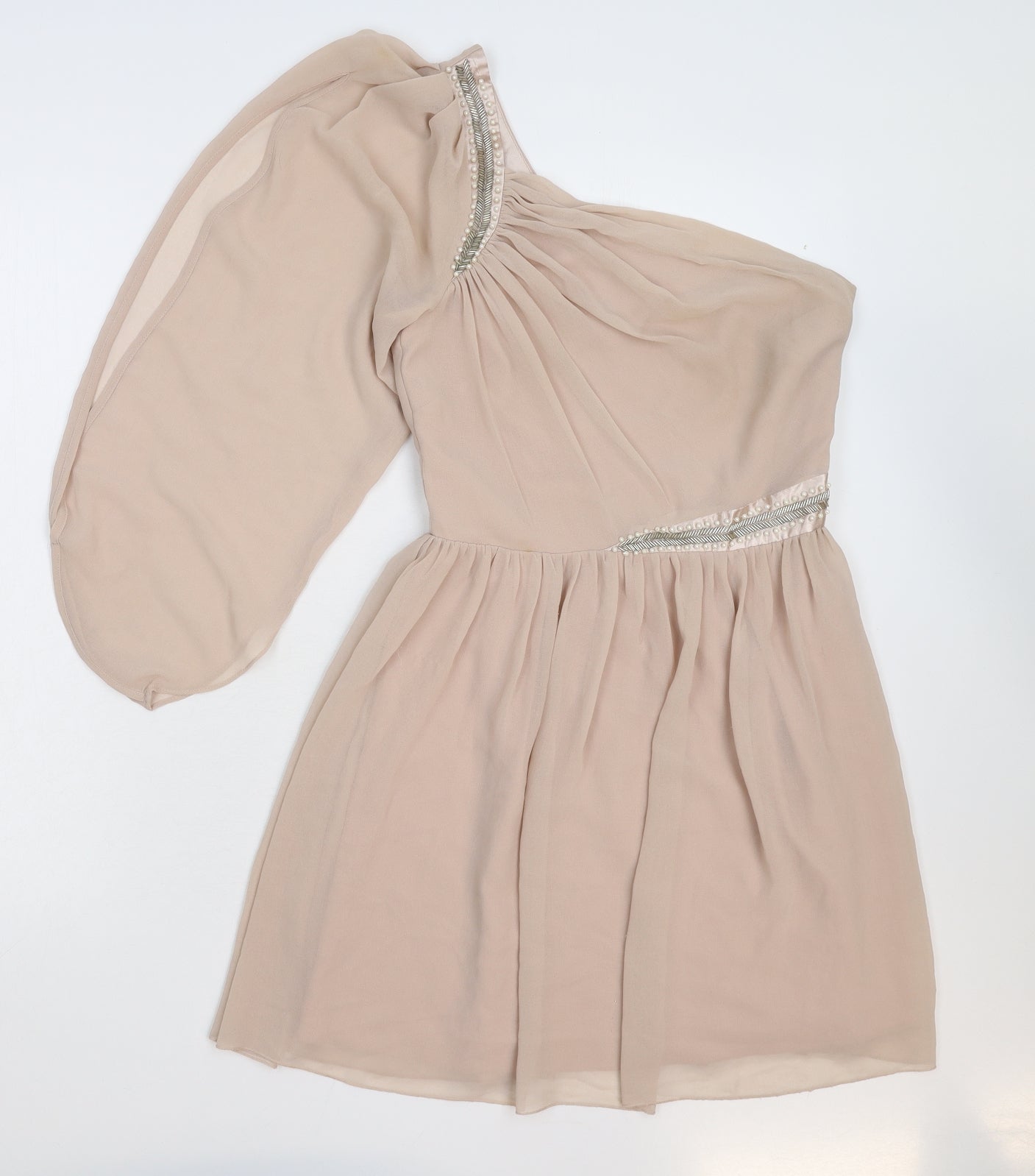 Lipsy Womens Beige   Mini  Size 8