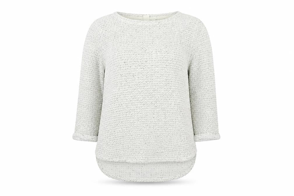 H&M Womens White  Knit Pullover Jumper Size XS