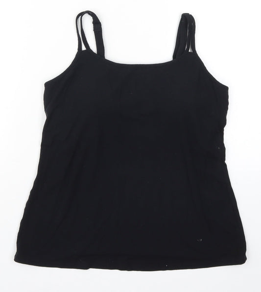 Amoena Womens Black   Basic Tank Size 12