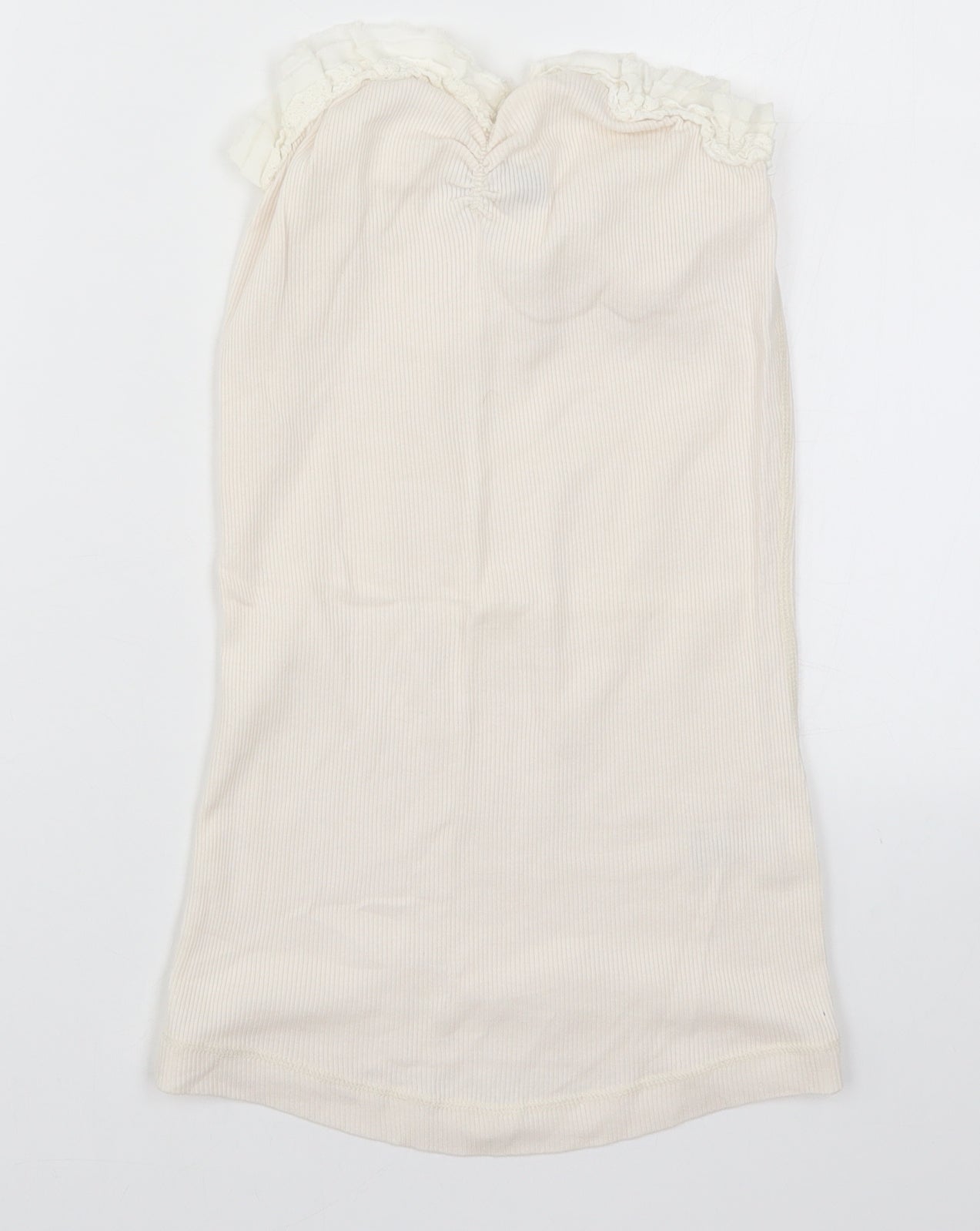 Miss Selfridge Womens White   Basic Tank Size 12
