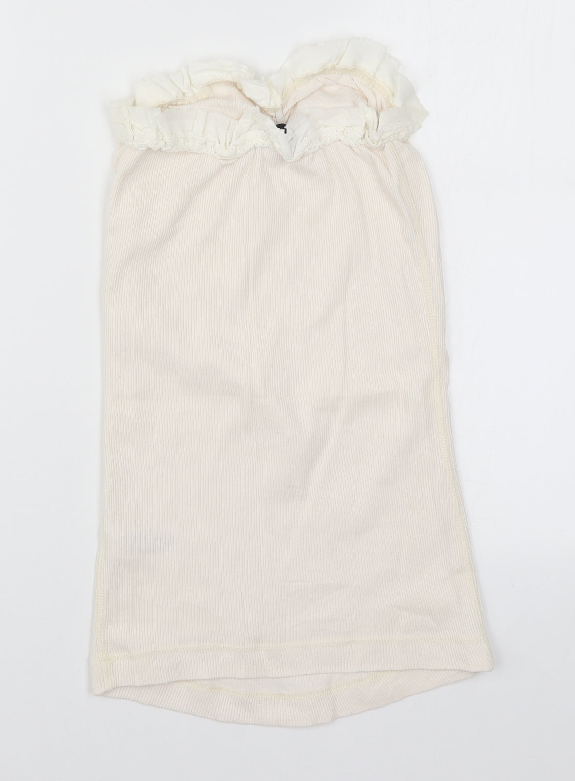 Miss Selfridge Womens White   Basic Tank Size 12