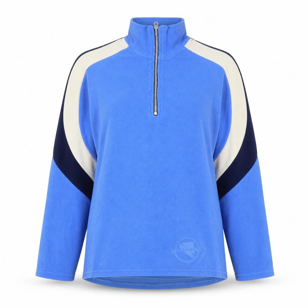Endura Womens Blue Striped Fleece Jacket  Size M