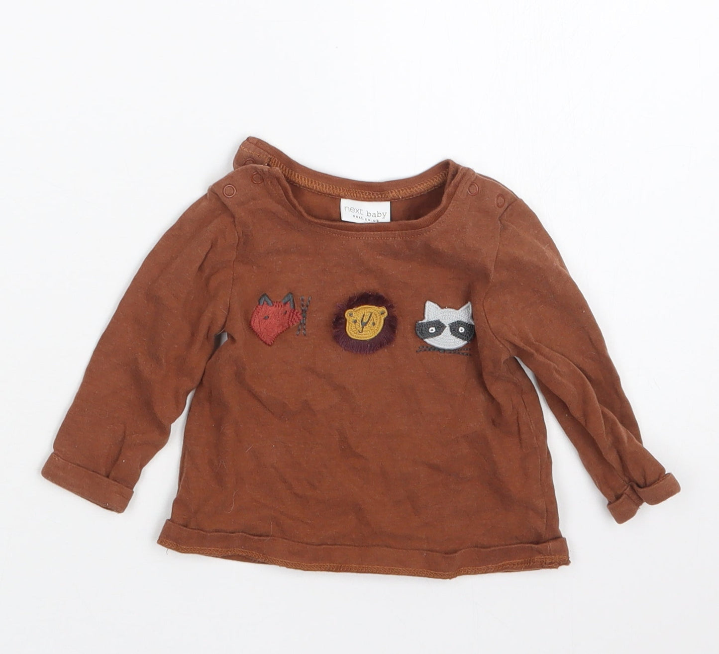 NEXT Boys Brown   Basic T-Shirt Size 0-3 Months