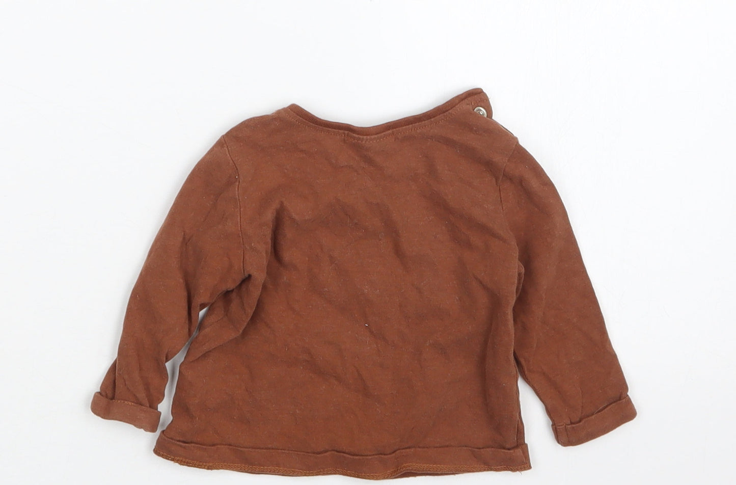 NEXT Boys Brown   Basic T-Shirt Size 0-3 Months