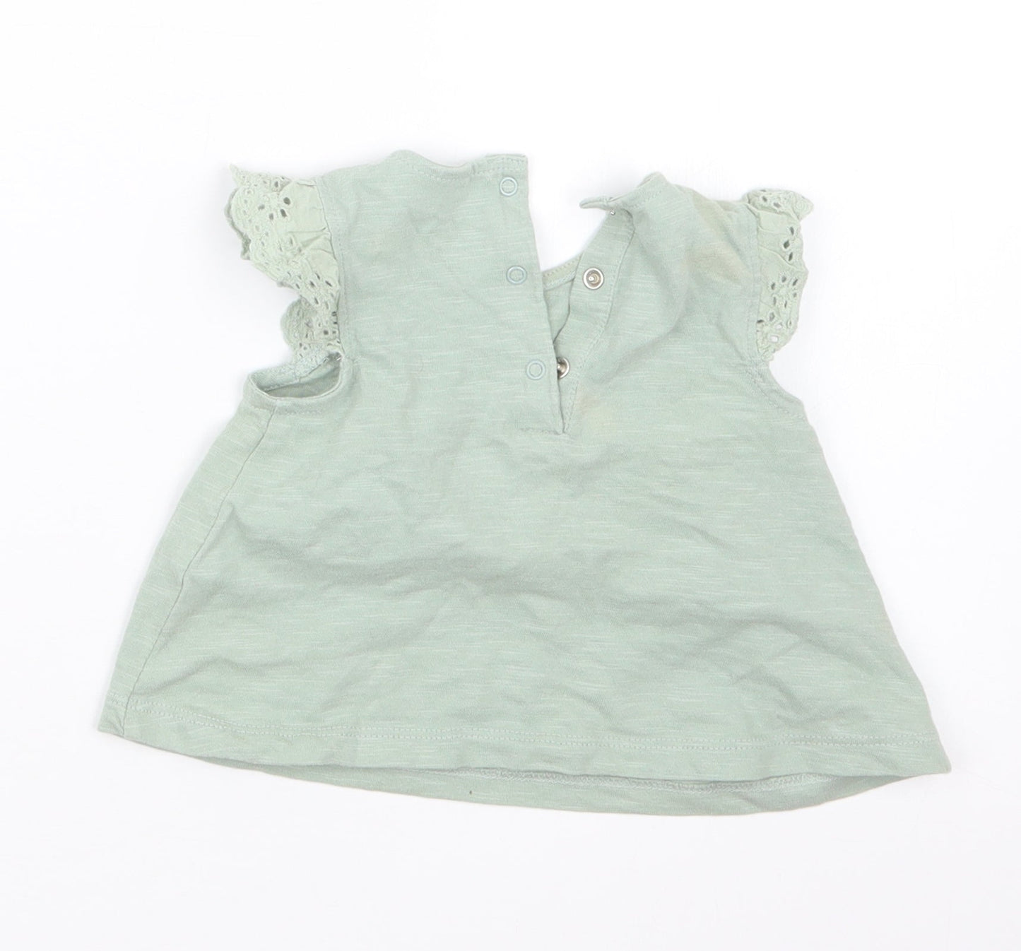 NEXT Girls Green   Basic T-Shirt Size 0-3 Months