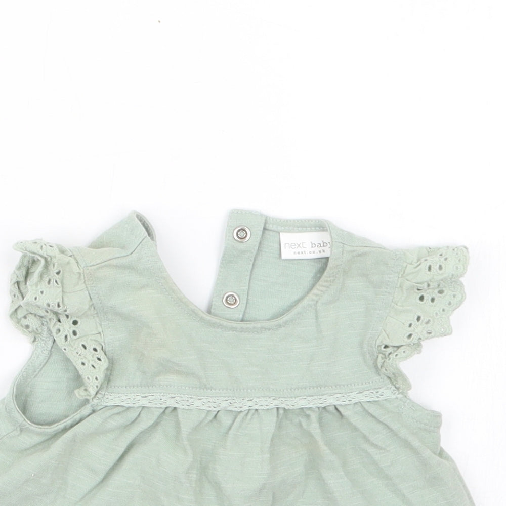 NEXT Girls Green   Basic T-Shirt Size 0-3 Months