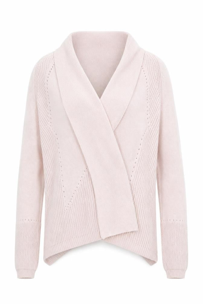 RJR.John Rocha Womens Pink  Knit Cardigan Jumper Size 10
