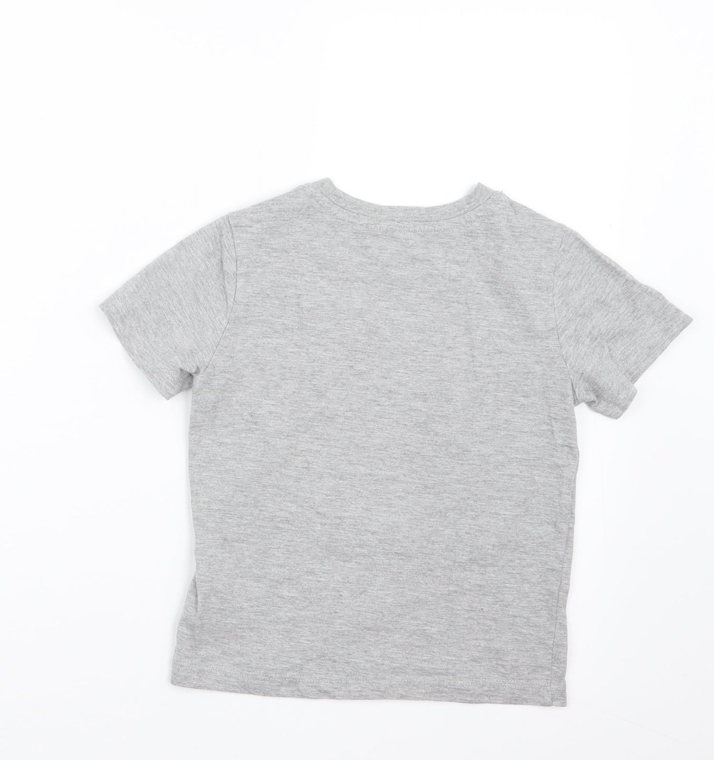 H&M Boys Grey   Basic T-Shirt Size 5-6 Years