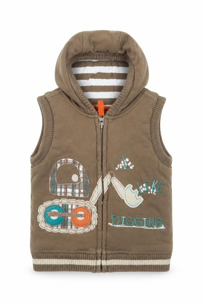 TU Boys Brown   Jacket  Size 9-12 Months