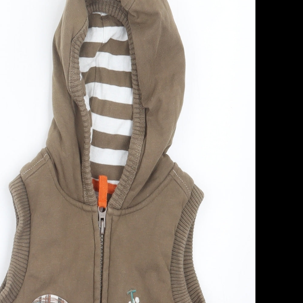 TU Boys Brown   Jacket  Size 9-12 Months