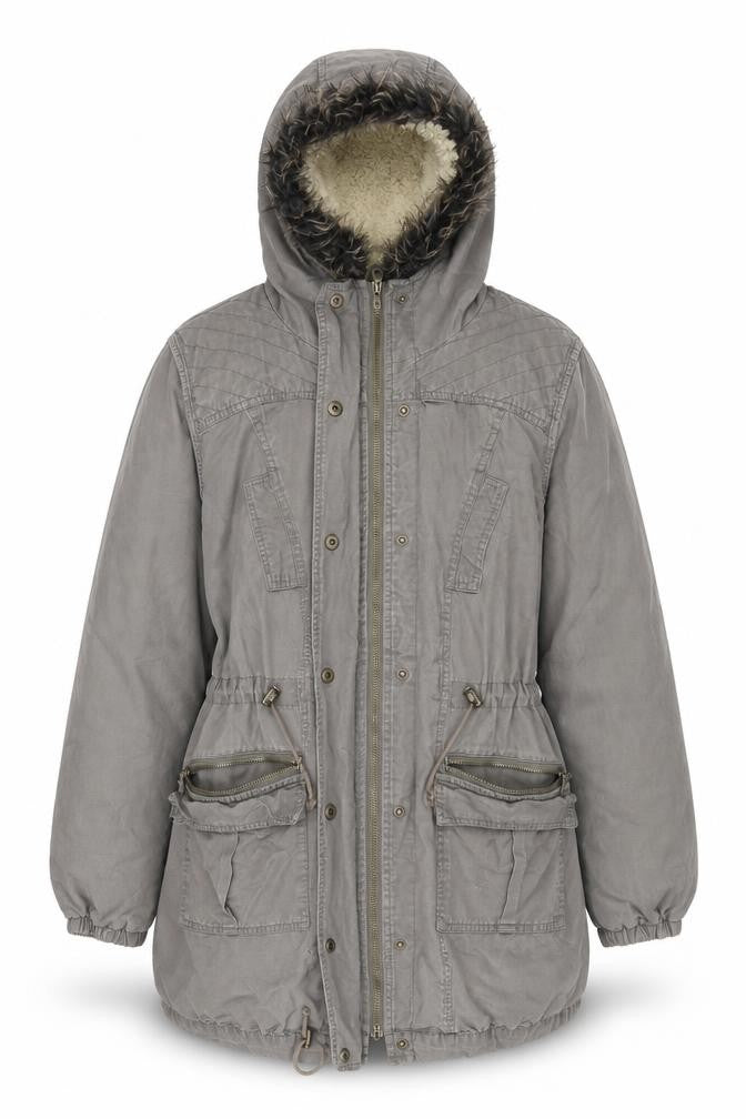 Dorothy Perkins Womens Grey   Jacket Coat Size 12