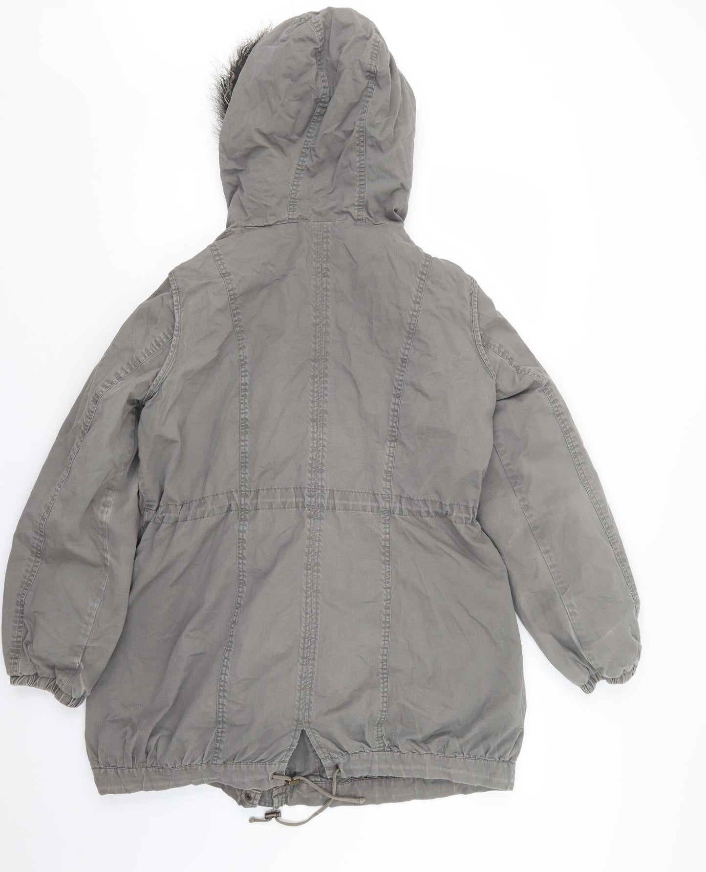 Dorothy Perkins Womens Grey   Jacket Coat Size 12
