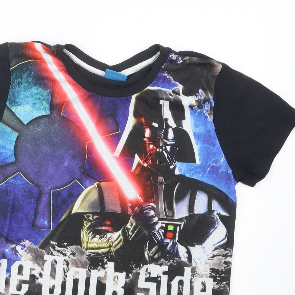 Star Wars Boys Black   Basic T-Shirt Size 12 Years  - Star Wars