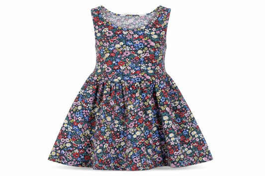 H&M Girls Black Floral  A-Line  Size 2 Years