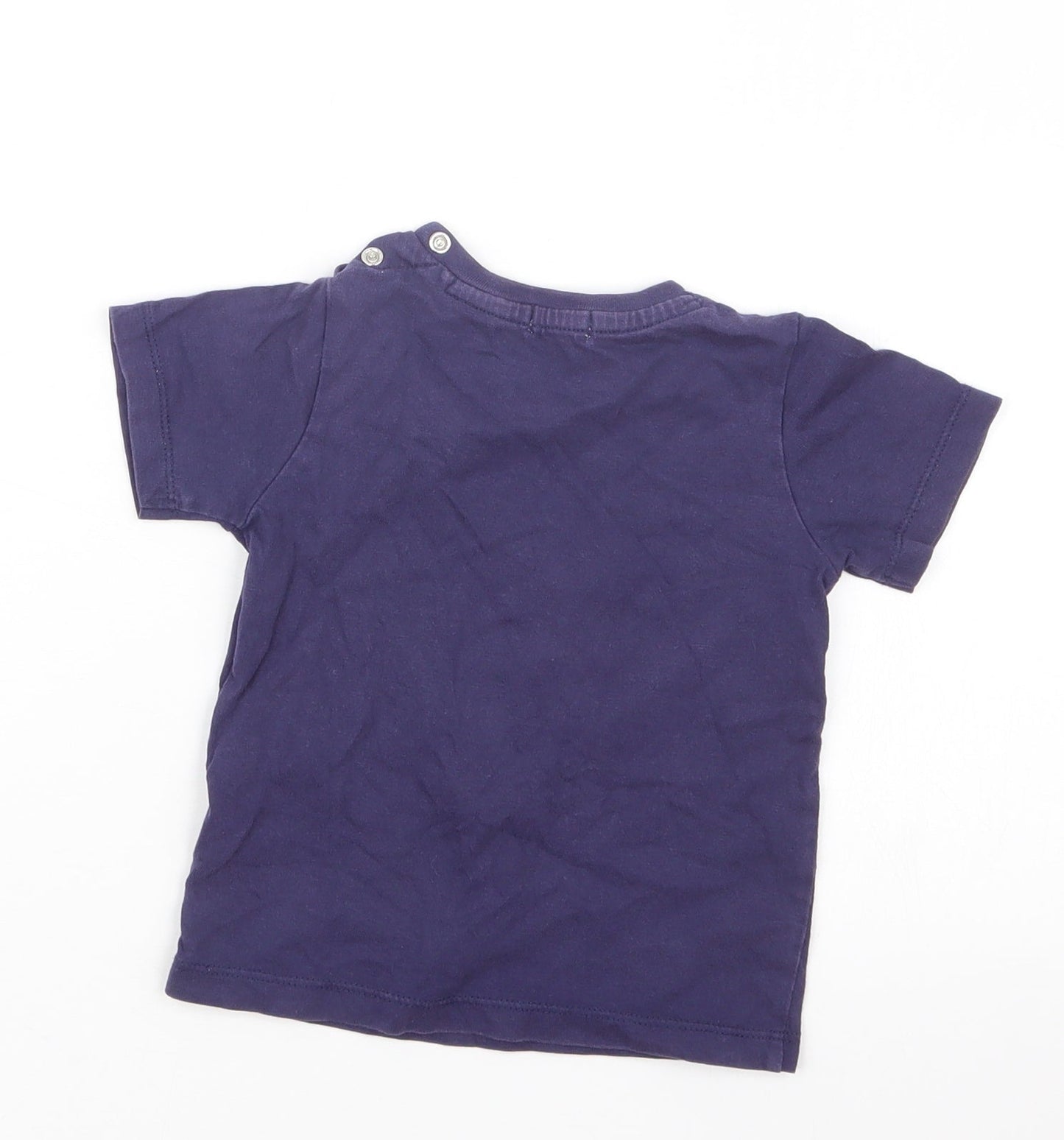 Lily & Sid Boys Blue   Basic T-Shirt Size 18-24 Months