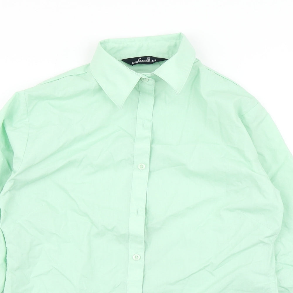 Premier Womens Green   Basic Button-Up Size 6