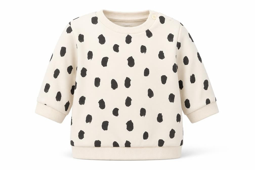 Marks & Spencer Girls Beige Animal Print  Basic T-Shirt Size 0-3 Months