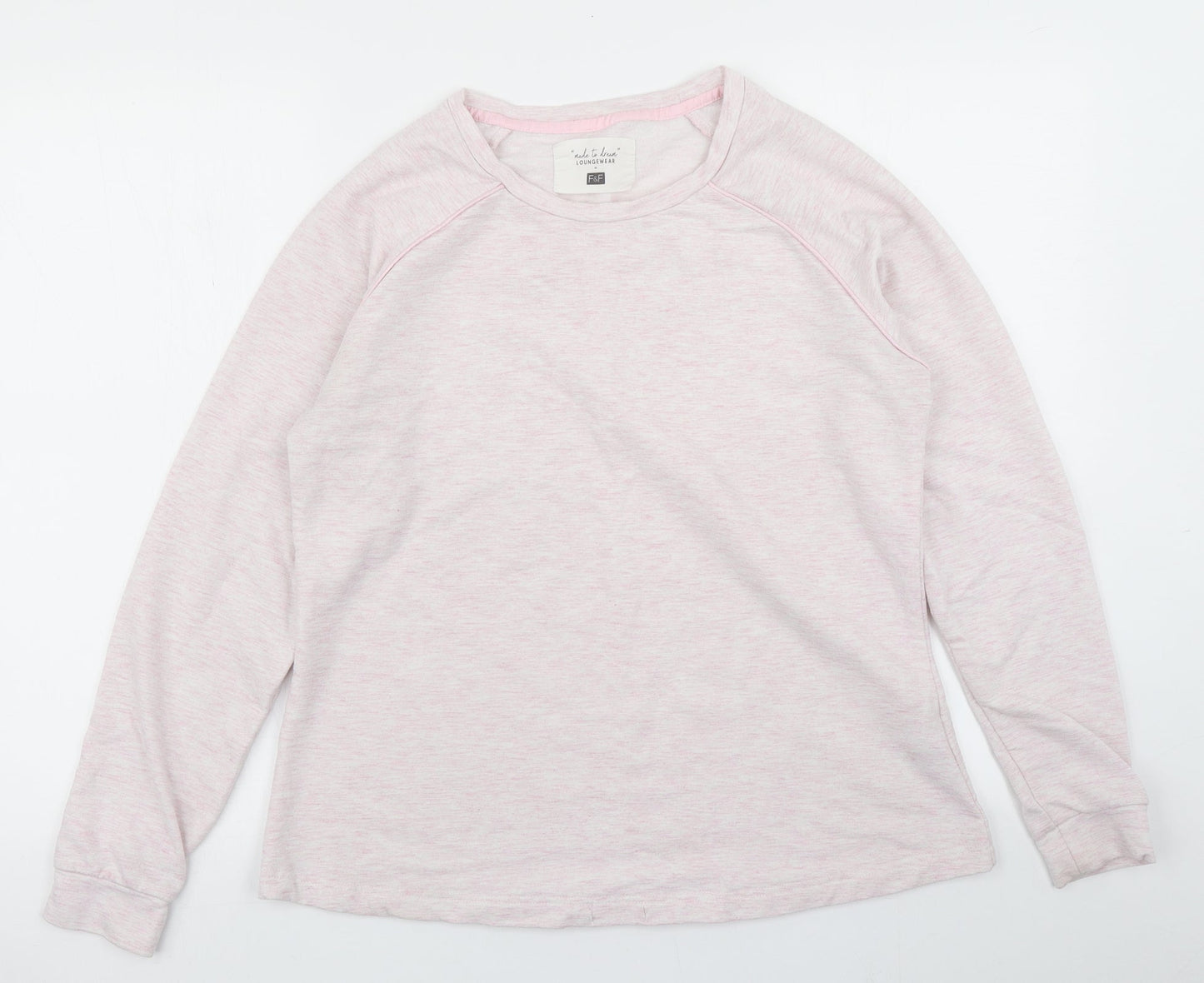 F&F Womens Pink   Pullover Sweatshirt Size S