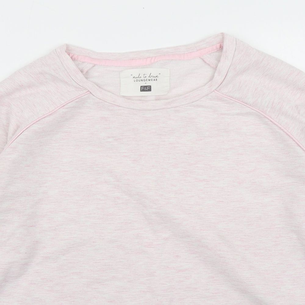 F&F Womens Pink   Pullover Sweatshirt Size S