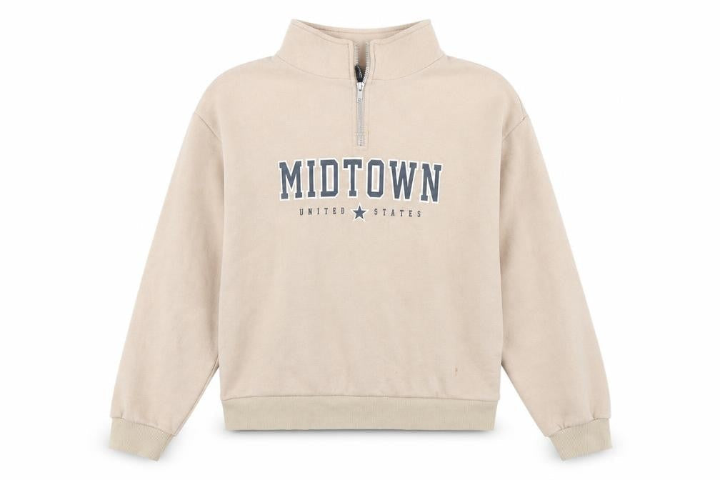 Divided Womens Brown   Pullover Sweatshirt Size XS
