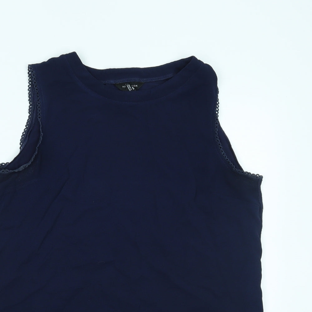 New Look Womens Blue   Basic Tank Size 14