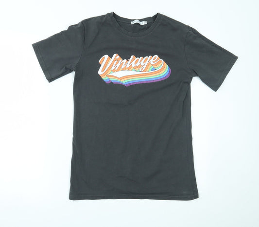 By Clara Womens Grey   Basic T-Shirt Size M