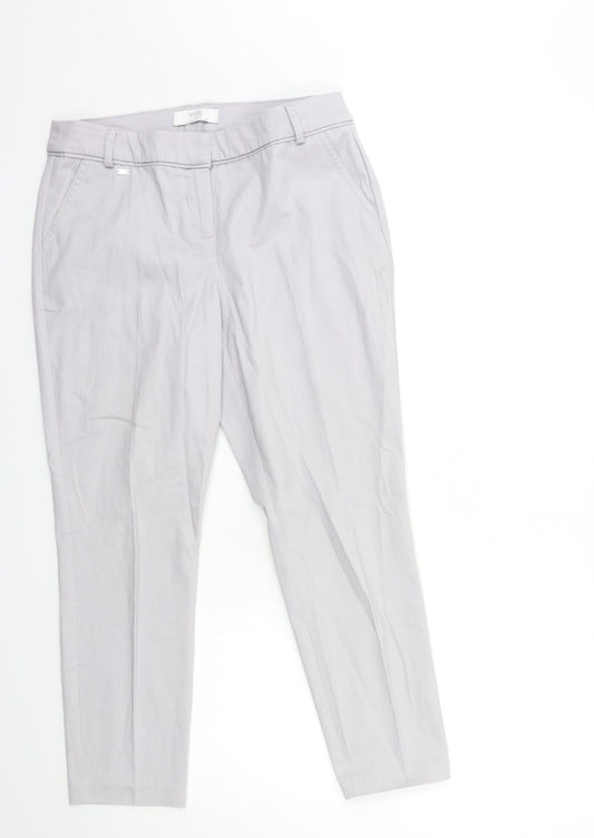 Wallis Womens Grey   Trousers  Size 12 L27 in