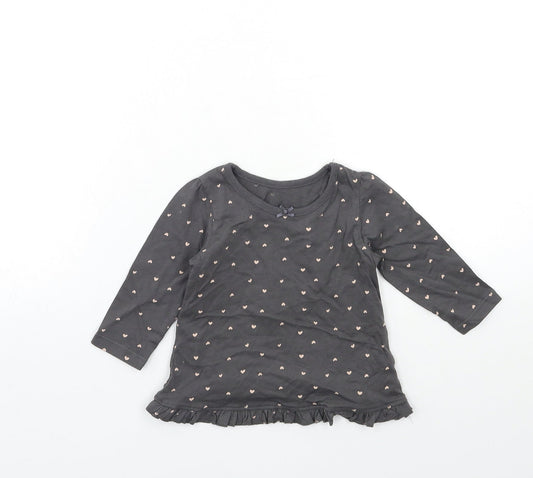 George Baby Grey   Basic T-Shirt Size 3-6 Months