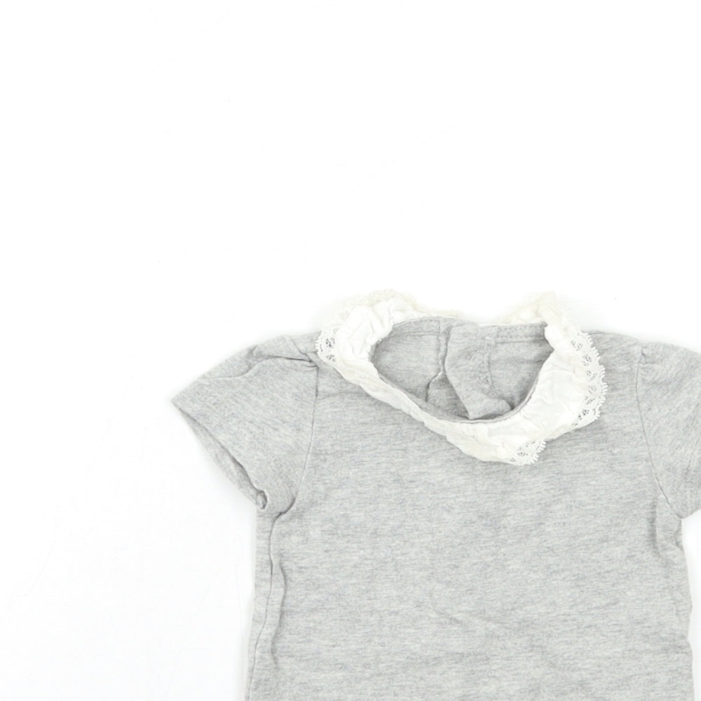 TU Baby Grey   Babygrow One-Piece Size 0-3 Months